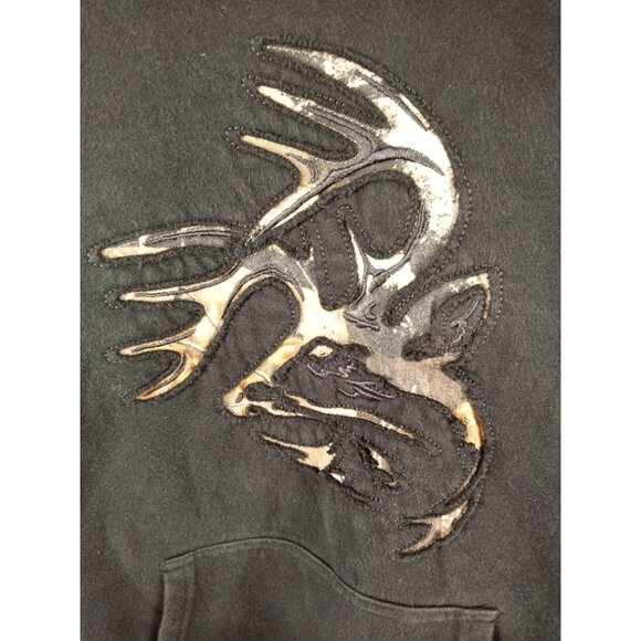 Legendary Whitetails Kid's Black Brown Camo Hoodie Boy's Medium (10/12) - Picture 3 of 6